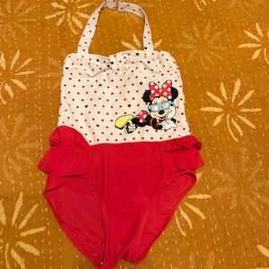 Minnie Mouse Disney swimsuit girls size 18-24 months